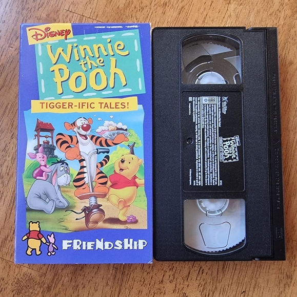 Winnie the Pooh Disney TIGGER-IFIC TALES! Friendship VHS - Picture 4 of 4